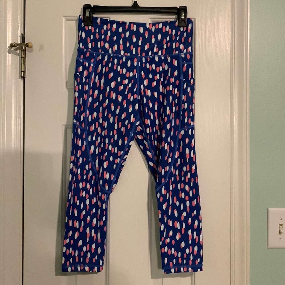 Zyia polka dot leggings, size 6-8